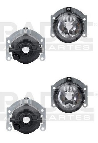 Par Juego Faros Niebla Mitsubishi L200  2010 - 2015 Depo Rxc