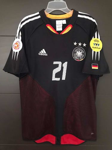 Jersey Alemania #21 Benjamin Lahm Eurocopa 2004 De Época!