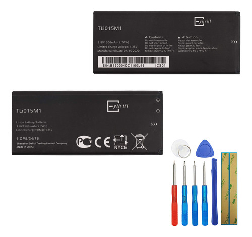 Bateria Repuesto Tli015m1 Para Alcatel Onetouch Pixi 4 S