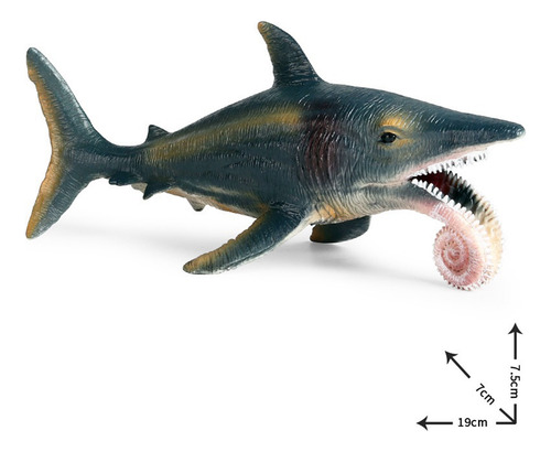 B. Megalodon-tiburón De Juguete Prehistórico Educación Oceán