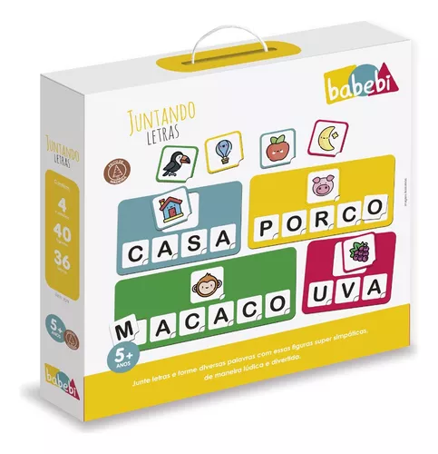 Jogo Educativo Pedagogico Infantil Alfabeto Letras E Sílabas