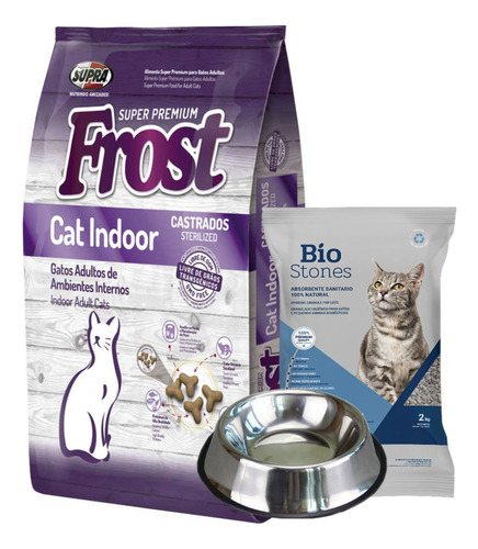 Comida Frost Cat Indoor 7,5 Kg + 1 Kg + Obsequio!