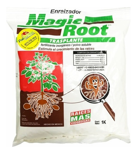 Magic Root 1 Kg Enraizador Fertilizante Arrancador Semillas