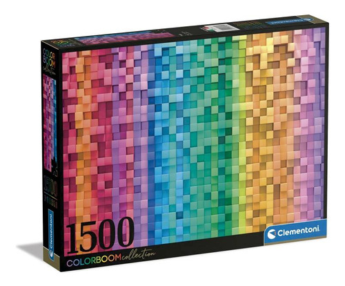 Puzzle Rompecabezas Clementoni Color Boom Pixel 1500 Piezas