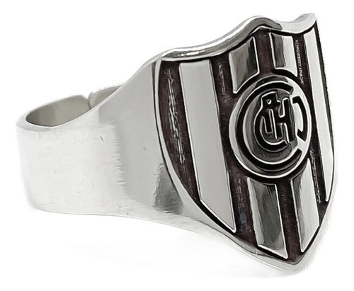 Anillo Escudo Equipo FĂștbol Argentina Chacarita Juniors A - Chico Plata 925