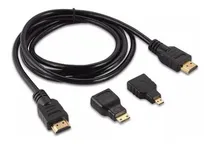 Comprar Cable Hdmi 4k Adaptador Hdmi A Mini Y Micro Hdmi 1.5 Metros