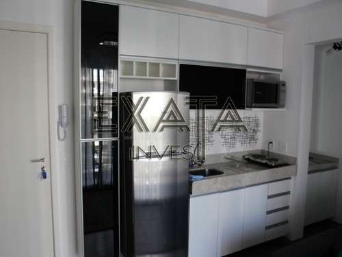 Imagem 6 de 27 de Apartamento Tipo Loft, Totalmente Mobiliado, Com Cozinha, Sala E Quarto Integrados, 1vaga Indeterminada Na Garagem, - Lo00005 - 70177049