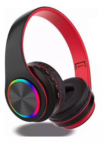 Audifonos Inalambrico Auriculares Luz LED Microfono Calidad De