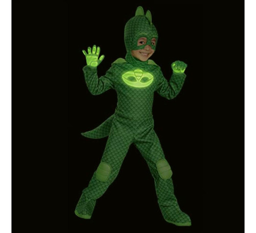 Disguise Gekko Deluxe Disfraz De Pj Masks Para Niño
