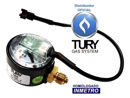 Imagem 4 de 6 de Manômetro Original Tury T800 T1000 T1200 T704 T3000 Frete