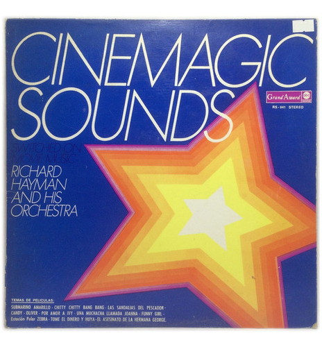 Vinilo Richard Hayman Cinemagic Sounds Lp Argentina