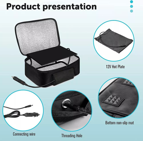 Y1m Mini Lonchera Portátil Con Calentador De Alimentos