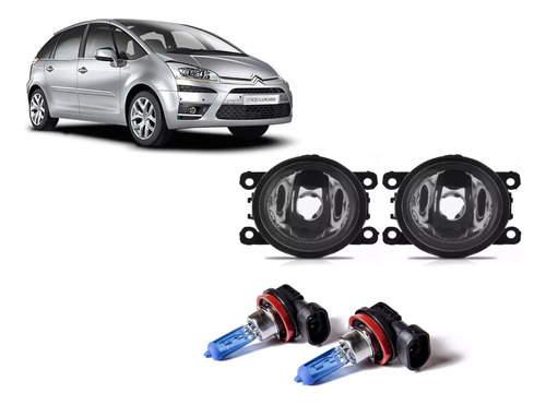 Kit Faros + Lamparas Blue Vision Citroen C4 Picasso 