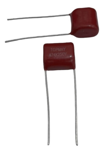 Capacitor Poliéster Metalizado 470nf 250v (474k) 10mm