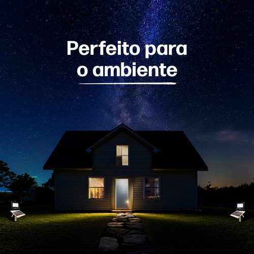 Kit 5 Refletor Luminária Solar 1000w Led Linha Sor Pro