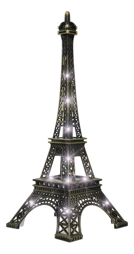 Mesa De Noche Con Iluminación De La Torre Eiffel