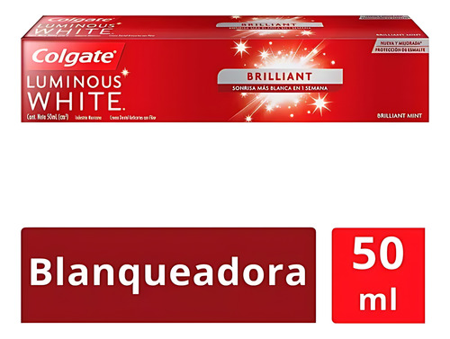 Pasta Dental Colgate Luminous White Brilliant 50ml