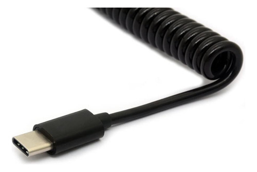 Cable Usb Tipo C Spring, Extensión Usb En Espiral De 3.2 Pie