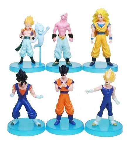 Dragón Ball Z Cell Colección Set X6 Figuras Repuesto Vgueta