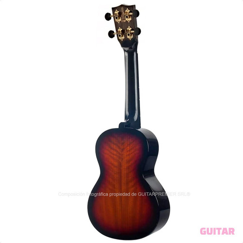 Ukelele Concierto Electroacustico Sapele Profesional Funda