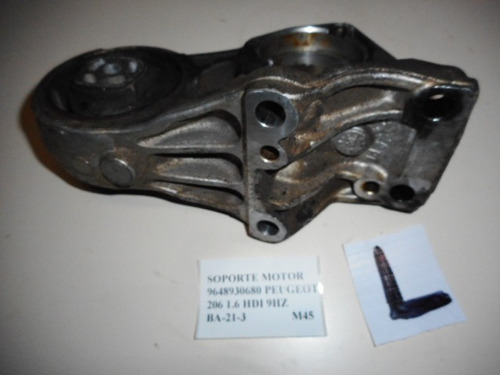 Soporte Motor 9648930680 Peugeot 206 1.6 Hdi 9hz