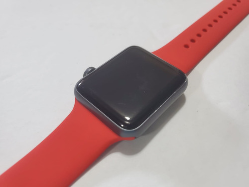Apple Watch Series 3 (gps) - Aluminio Gris Espacial - 42mm Gris Oscuro Rojo (Usado)