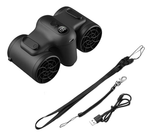 Ventilador De Cintura Con Cordón Para Colgar En El Cuello,