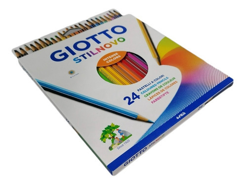 Imagen 2 de 2 de Lápices De Color Stilnovo Giotto 24 Colores