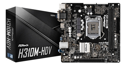 Motherboard Asrock H310m-hdv Ddr4 8va Gen