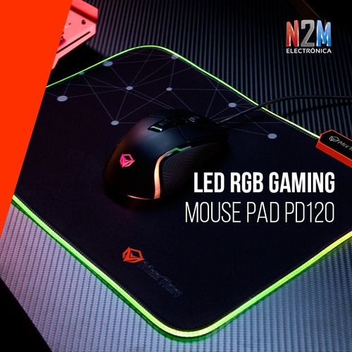 Imagen 6 de 10 de Mouse Pad Gaming M Retroiluminado Meetion Mt-pd120 Premium