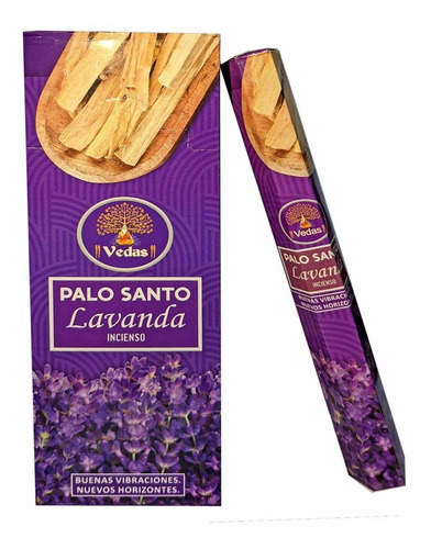 Incienso Palo Santo - Lavanda Marca Vedas / Premierhouz