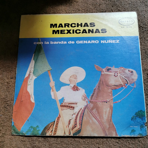 Disco Lp:genaro Nuñez- Marchas Mexicanas