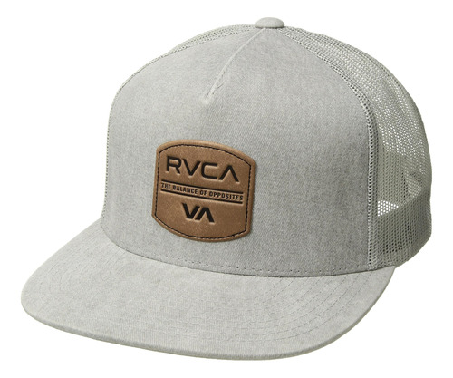 Gorra De Camionero De Mezclilla Para Hombre Rvca, Gris, Tall