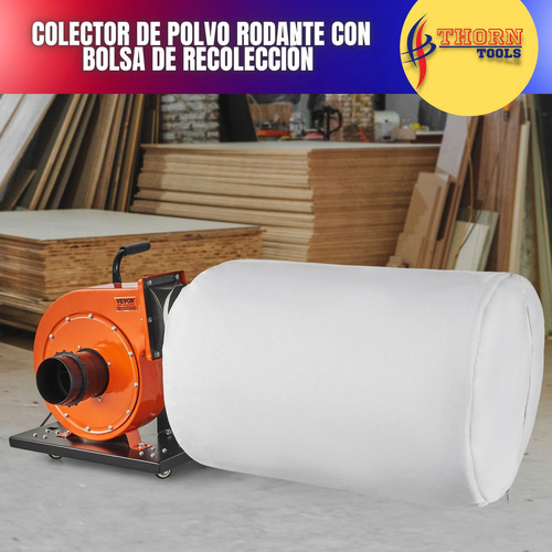 Colector De Polvo Rodante Con Bolsa De Recolección