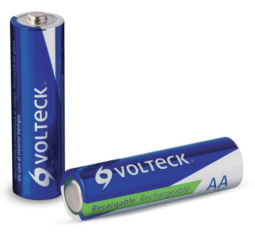 Pilas Recargables Larga Duración Aa 2500 Mah  Volteck 47204