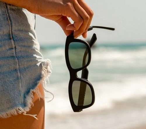 Gafas De Sol Con Tinte Ajustable Chamelo Dusk Classic Matte Black Frame | Smoke Lenses Negro Negro Negro Negro