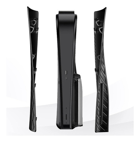 Carcasa Protectora Negra Para Ps5 Disc Edition Celular