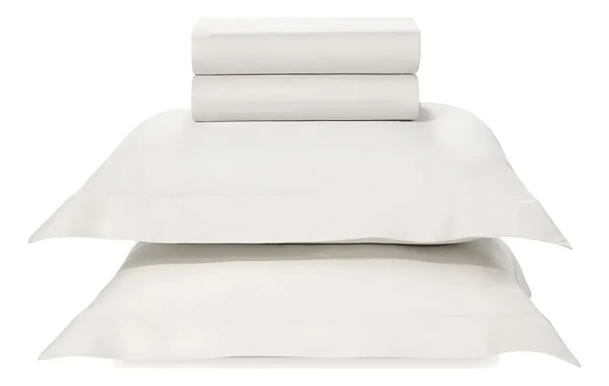 Jogo De Cama Casal Bossa Branco Karsten Cor U