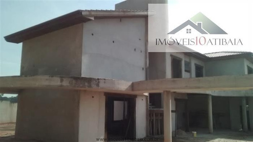 Linda Chácara Em Construção Em Atibaia Com 3.990mts²