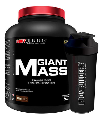 Kit Hipercalórico Giant Mass 3kg