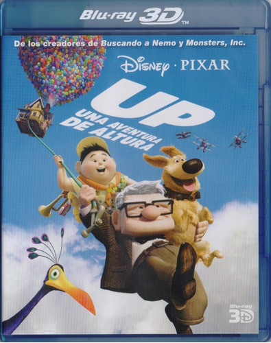 Up Una Aventura De Altura Pixar Pelicula Blu-ray 3d