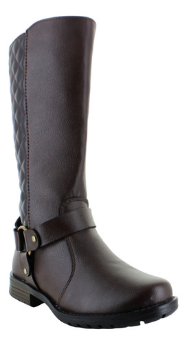 Tropicana Bota Alta Moda Campera Ajuste Cinturon Niña 91605