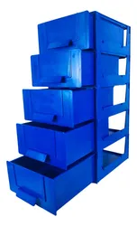 Comprar Magus Cg 3005/5 Gaveteiro Organizador Azul Multiuso no Mercado Livre