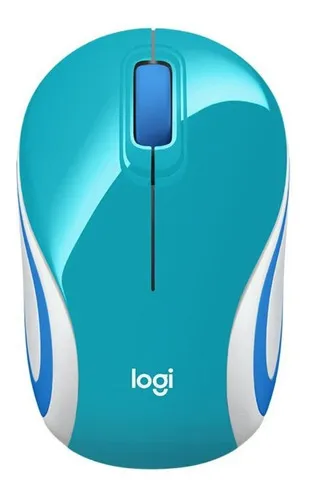 comprar Mouse Inalambrico Portatil Logitech M187 Celeste Refresh Color Celeste