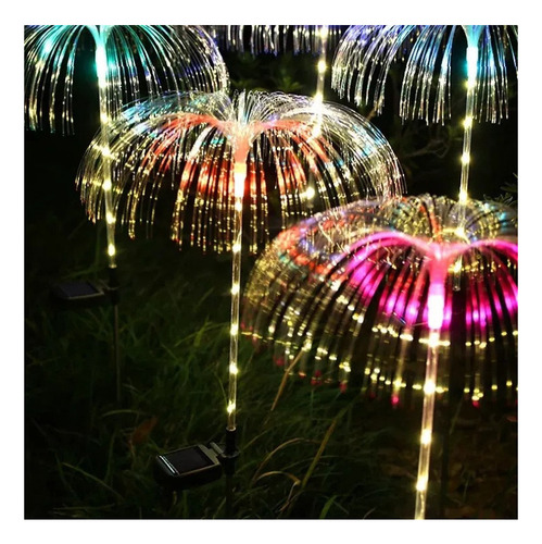 2 Luces Solares De Jardín Luces De Medusas