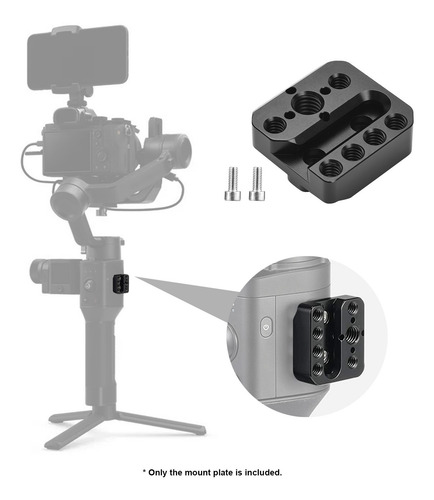 Imagen 2 de 7 de Placa De Montaje Del Soporte Para Monitor Con Rosca De 1/4 D