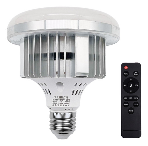 Bombilla Led De 85 W, 3200k-5500k, Bombilla De Fotografía
