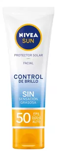 Nivea Sun Protector Solar Facial Control De Brillo (50 Ml),