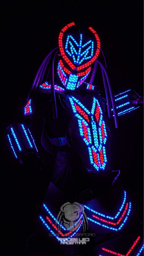 Trajes Robots De Leds Depredadores Para Shows