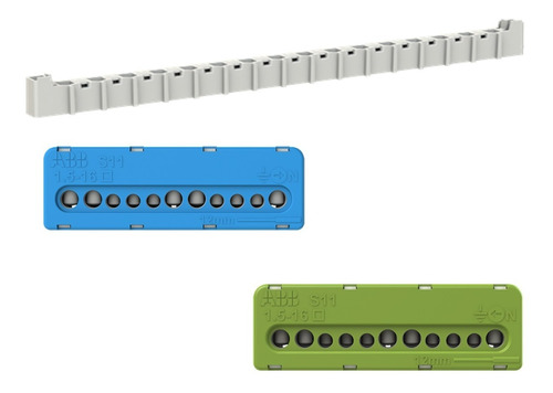 Conector Neutro Y Tierra P/gabinete Mistral De 12,24 Módulos